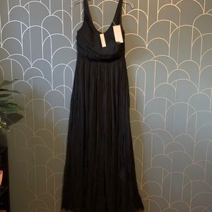 J.Crew Heidi Gown - black, floor length size 10